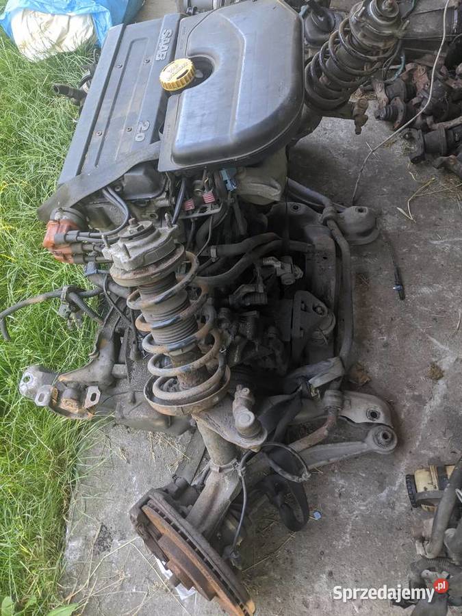 Saab 900 S 93 blok silnik wal słupek 20 T 94 Stalowa Wola