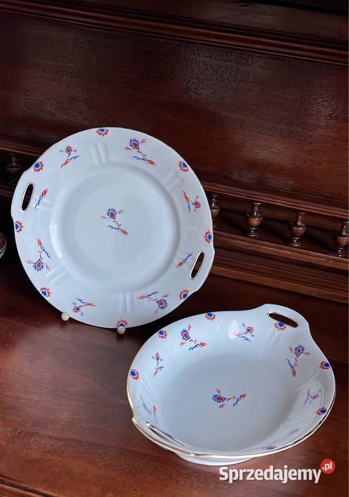 Patera CT Altwasser Germanu 3896 Z 1929 roku Porcelana i szkło
