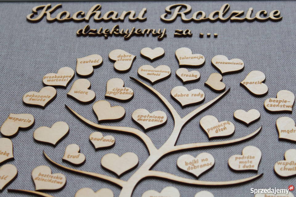 Obraz drzewko Podziękowania rodziców mamy Pozostałe Warszawa