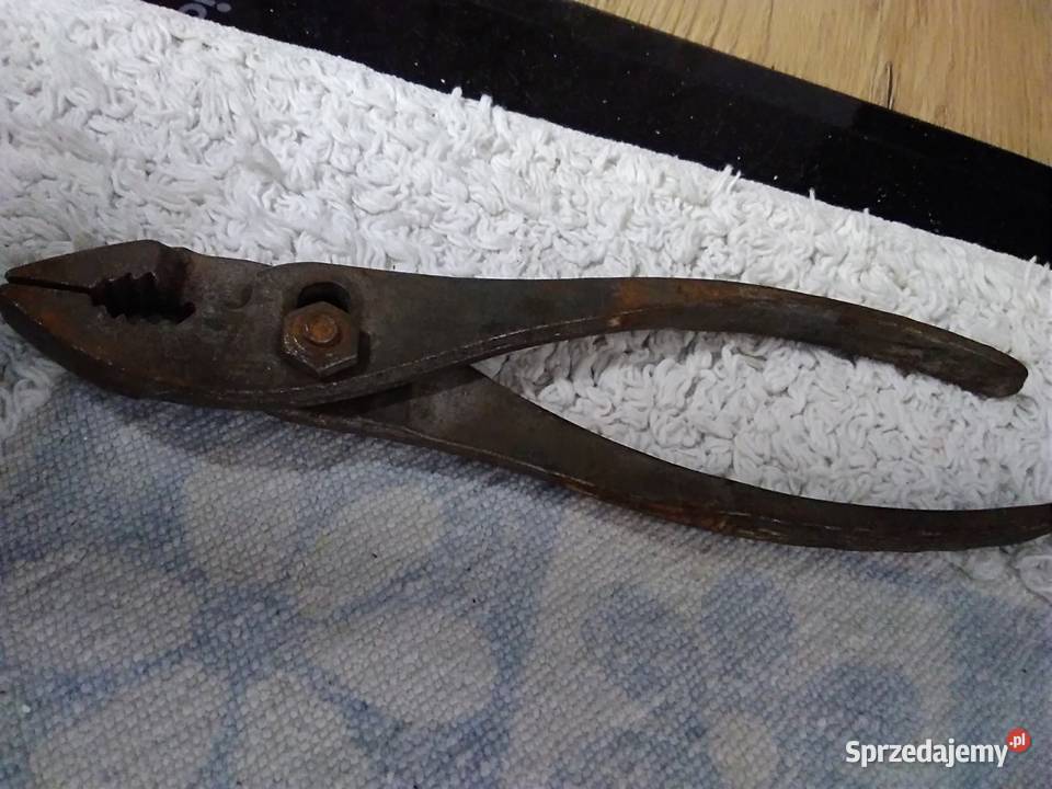 Dwie sztuki starych zabytkowych Cęgów Kombinerek Słupsk