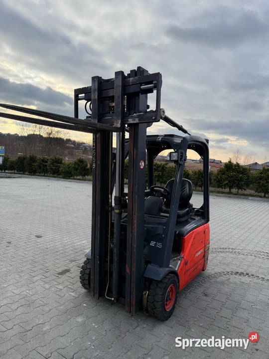 wózek widłowy elektryczny LINDE E15 Triplex 550m Linde Działoszyn