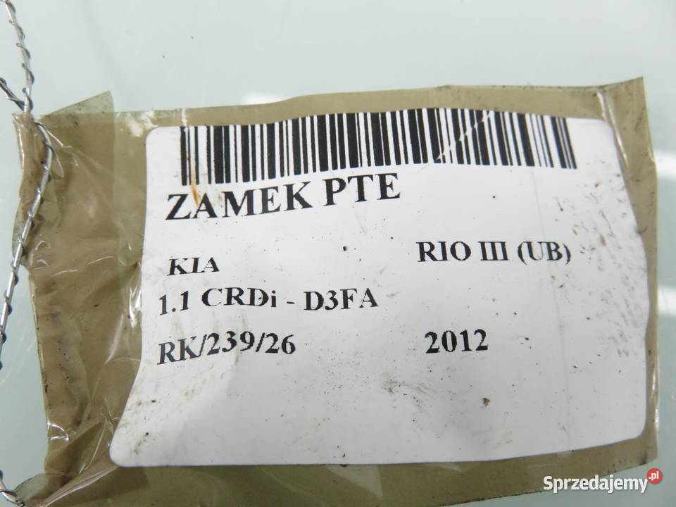 ZAMEK PRAWY TYLNY KIA RIO III 4 PIN osobowe