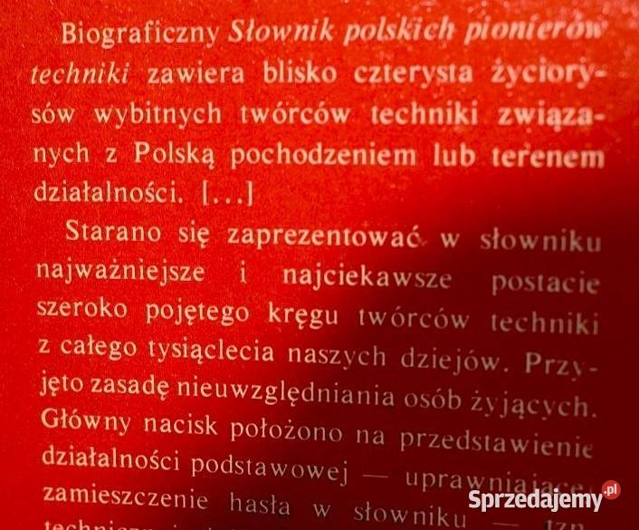 Słownik polskich pionierów techniki B Orłowski