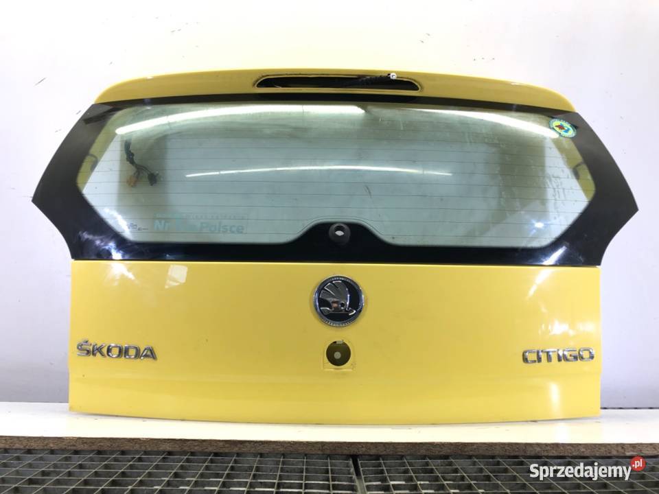 KLAPA TYŁ SKODA CITIGO Hatchback 1119 TYLNA podkarpackie