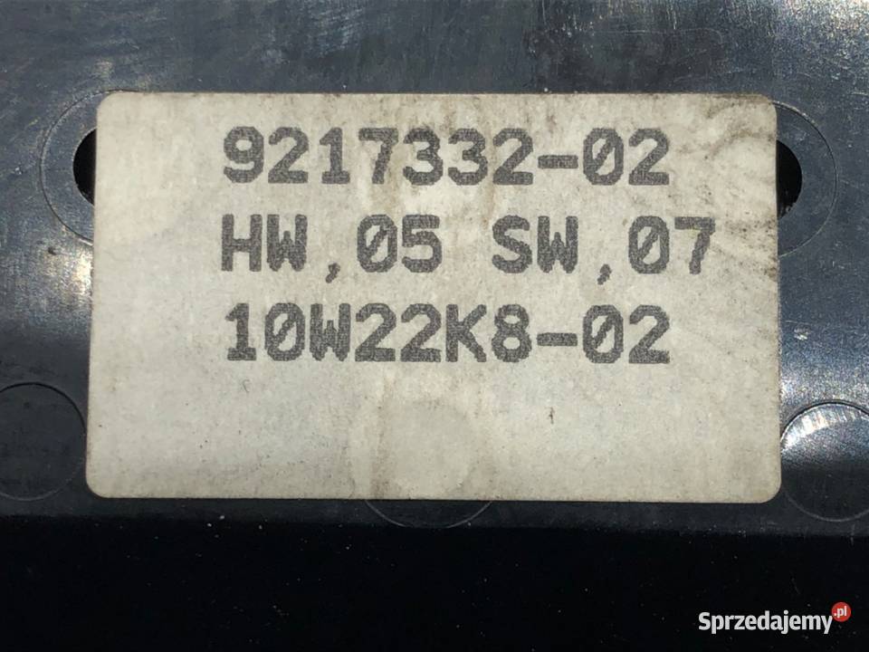 PRZEŁĄCZNIK SZYB BMW E90 9217332 0412 Kombi Mechanizmy opuszczania szyb