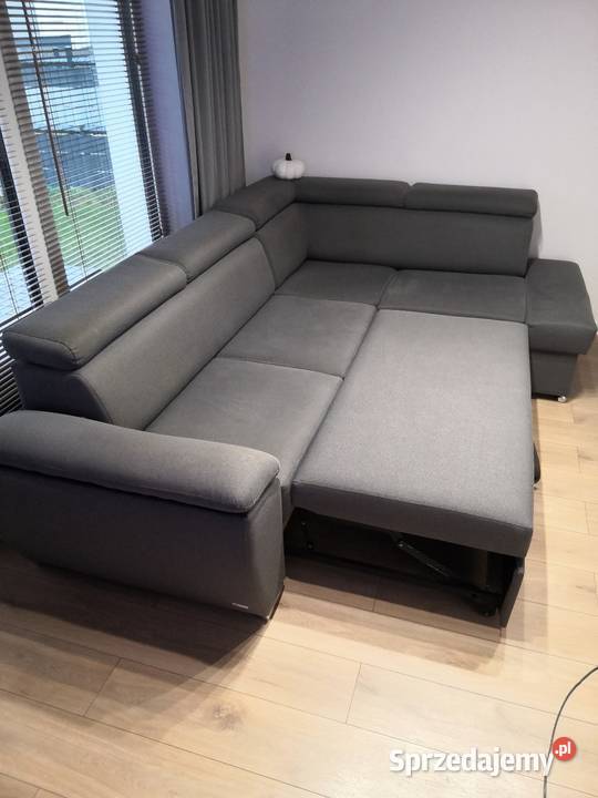 Narożnik z funkcją spania 270x190 Czechowice-Dziedzice sprzedam