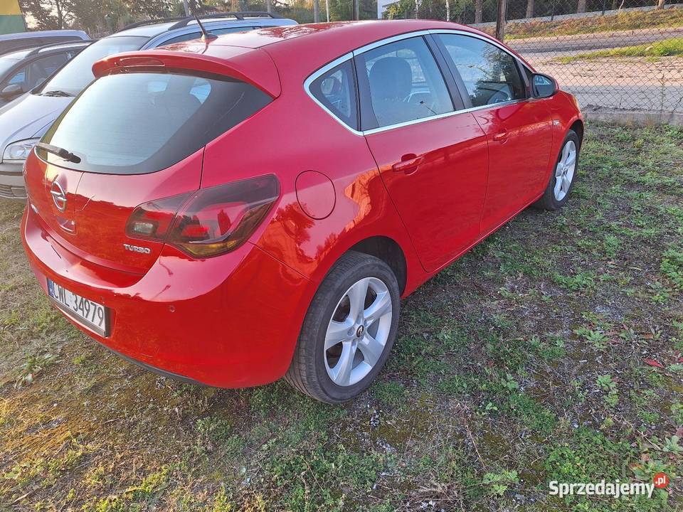 Opel Astra J 14 Turbo 140 2010 Klima Grzane czujnik deszczu Choceń