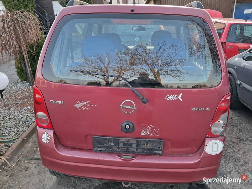 Opel Agila 10 2000r całość na części kol Z586 Leszno