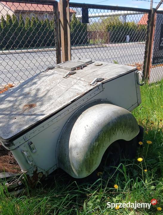 Przyczepa wojskowa na wahaczach amortyzator łódzkie