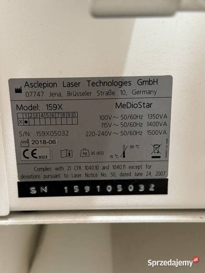 Medyczny LASER DIODOWY DO DEPILACJI MEDIOSTAR