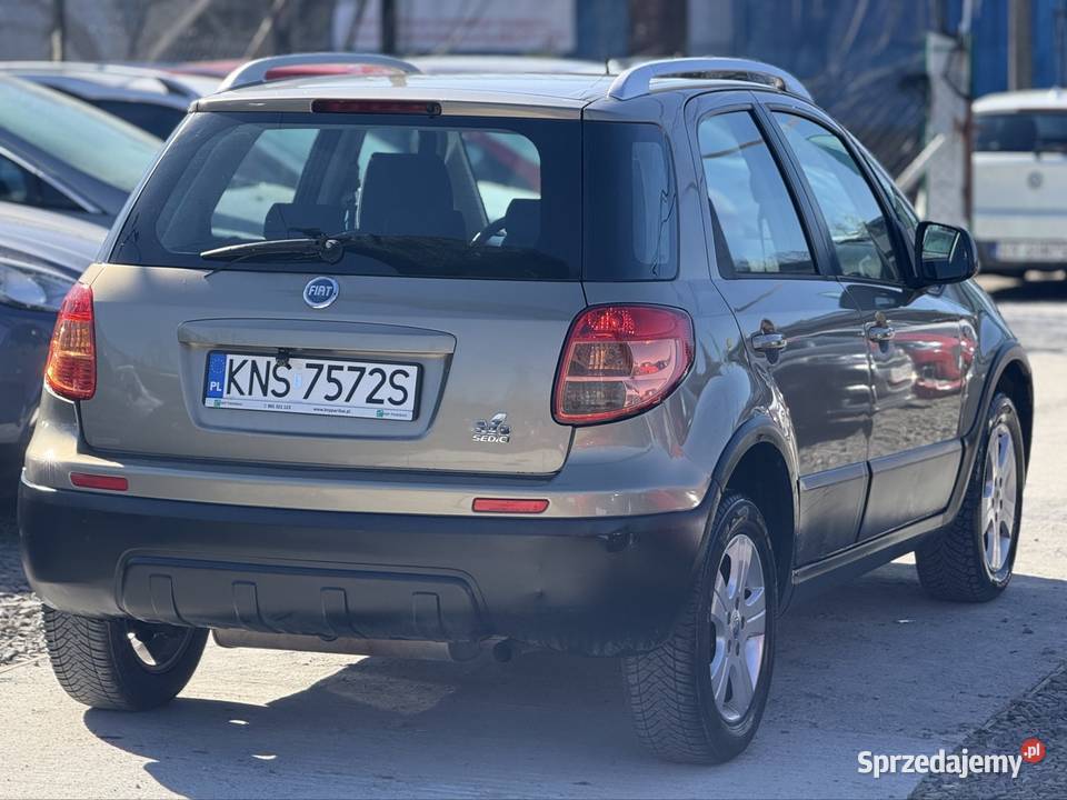 Fiat Sedici 4x4 navi kamera cofania autoalarm Sedici małopolskie Nowy Sącz