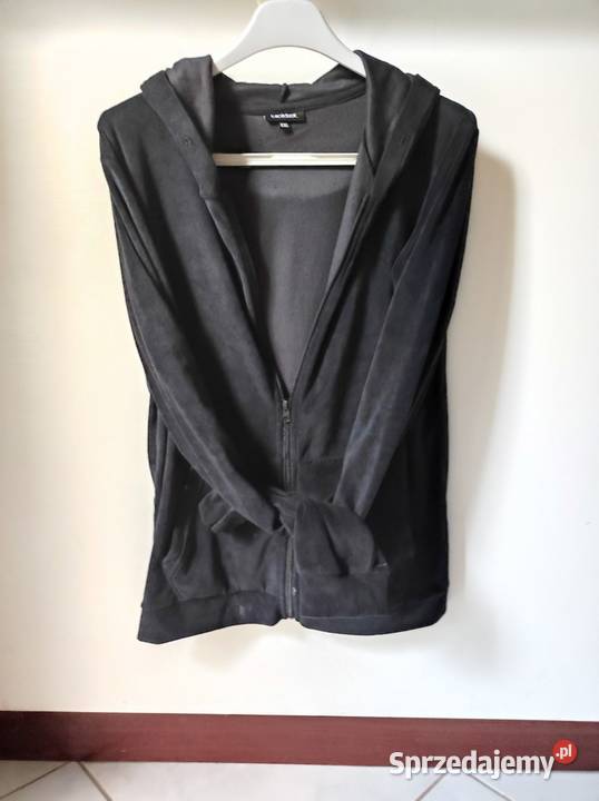 welurowa zasuwana bluza z kapturem mięciutka Rozmiar 44(XXL) świętokrzyskie Kielce