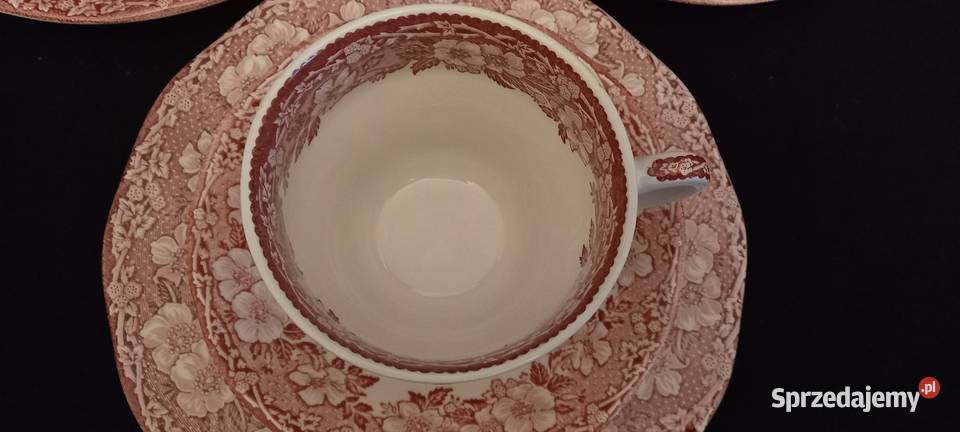 Zestaw śniadaniowy trio angielski Enoch Wedgwood Porcelana i szkło Chełm