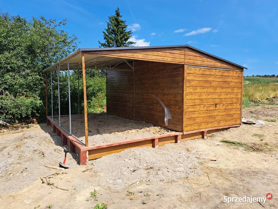 C13 Garaż Blaszany 8x5m Blaszak Garaże Blaszane Wolsztyn sprzedam