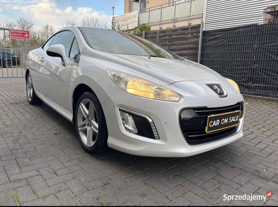 Peugeot 308 CC Bezwypadkowy piękny cabriolet ogranicznik prędkości