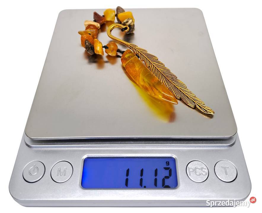 Zakładka do książki z bursztynu BURSZTYN Warszawa sprzedam