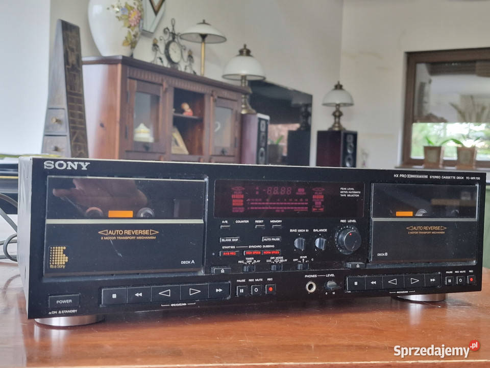 Magnetofon catette deck SONY TC WR 720 wielkopolskie Międzychód sprzedam