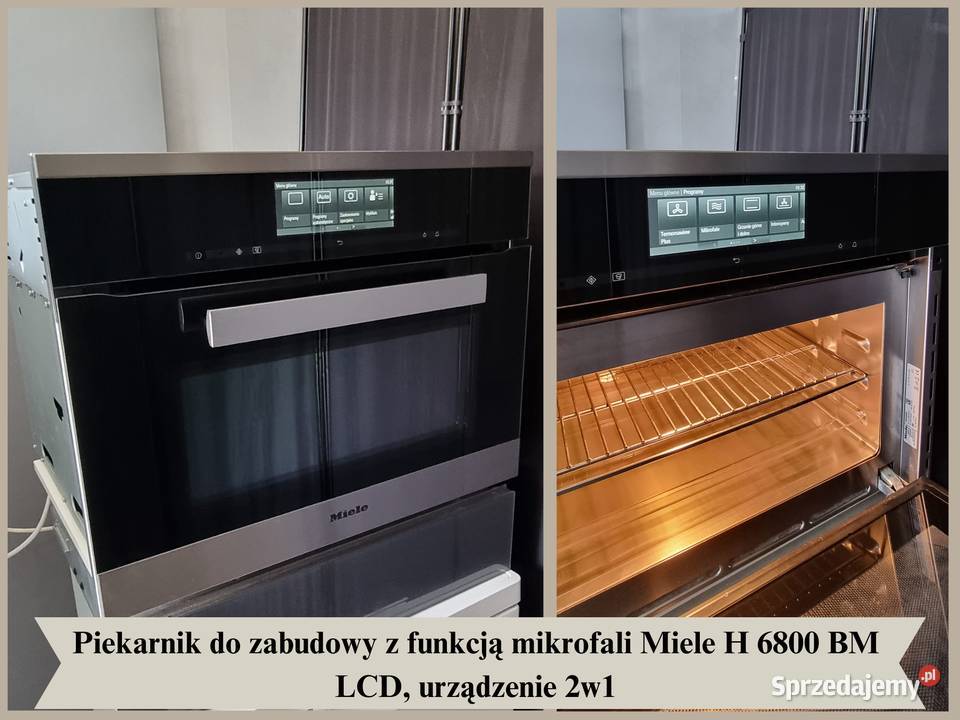 Piekarnik 2w1 z funkcją mikrofali Miele H 6800 AGD dolnośląskie Wrocław