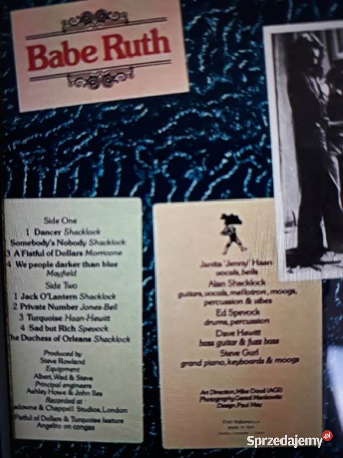 Archiwalne wykopalisk rocka BABY RUTH Baby Ruth Rzeszów