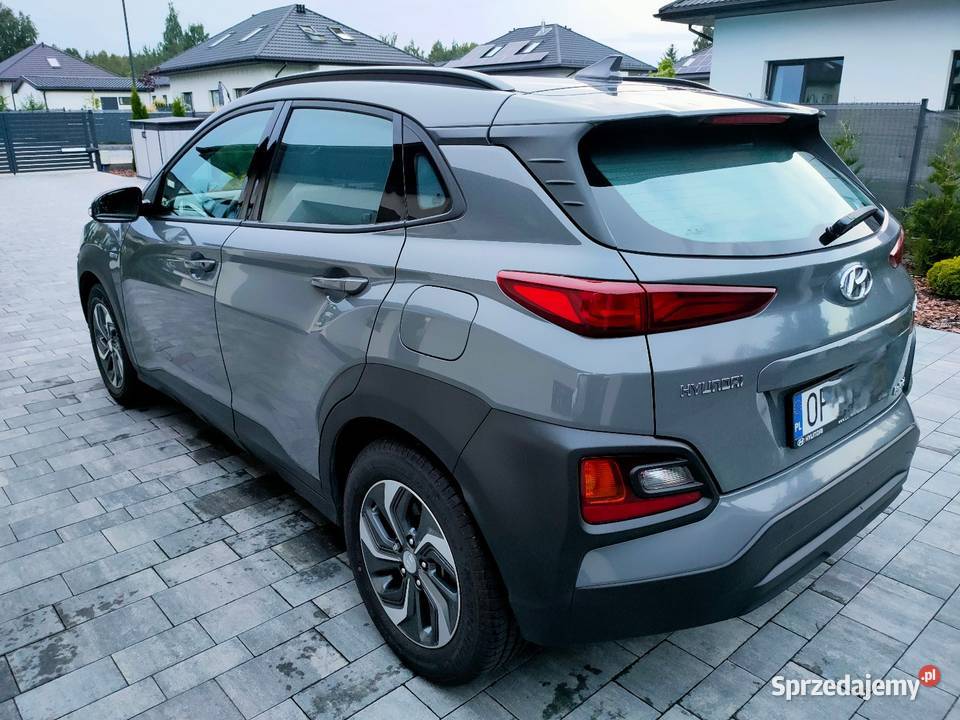 Hyundai Kona 16 GDI Hybrid 2020 Super stan wspomaganie kierownicy Łódź sprzedam