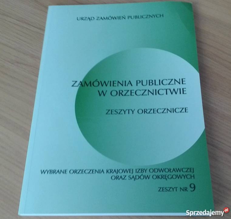 Zamówienia Publiczne w Orzecznictwie zeszyty