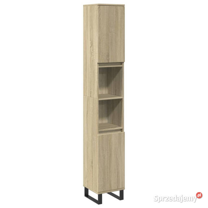 Szafka łazienkowa dąb sonoma 30x30x190 WM849669 Warszawa sprzedam