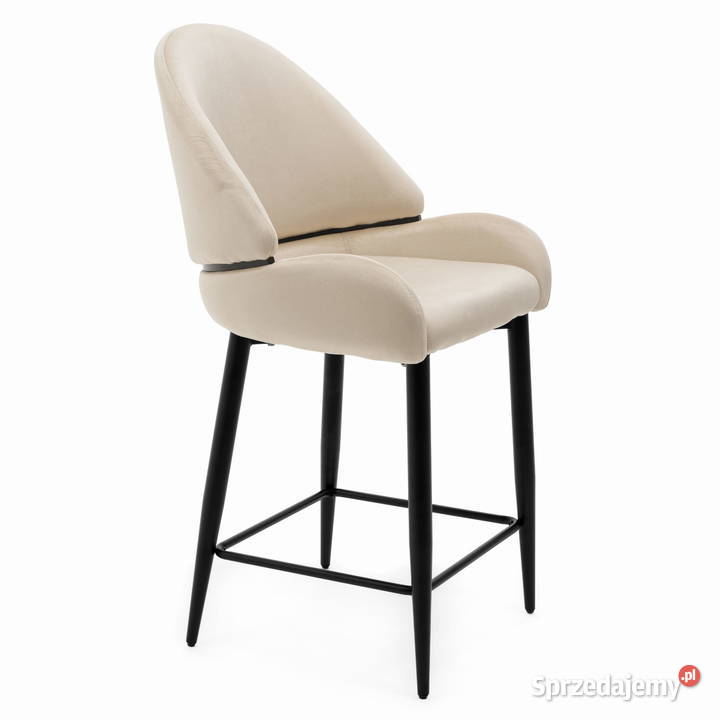 Hoker Tapicerowany Bergamo Jasnobeżowy Wysyłka