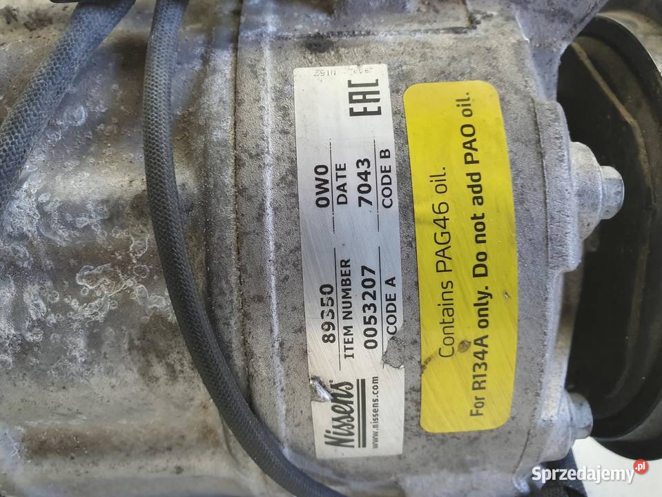 Volvo XC60 20 D D3 SPRĘŻARKA KLIMATYZACJI lubelskie Janów sprzedam