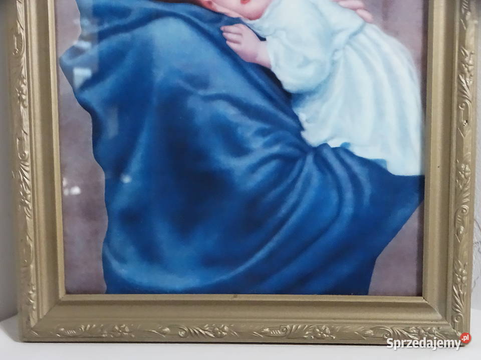 Stary obraz Madonny z Dzieciątkiem Madonnina w Biłgoraj
