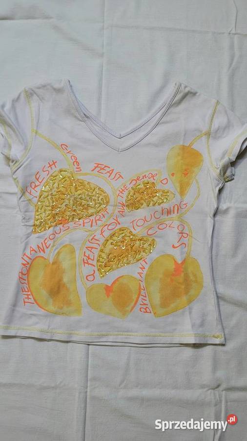 Damska bluzeczka z koralikami Piekary Śląskie sprzedam