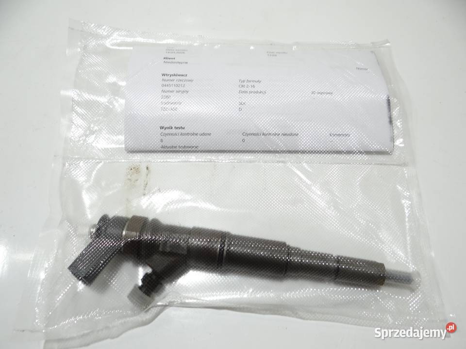 WTRYSKIWACZ BMW E60 525 D 0445110212 OE Strzyżewice
