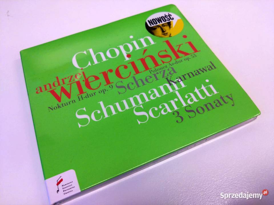 Andrzej Wierciński Chopin Schumann Scarlatti CD Warszawa
