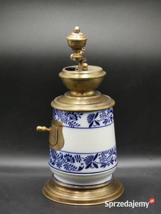 Piękny cebulowy młynek do kawy porcelana i Poznań sprzedam