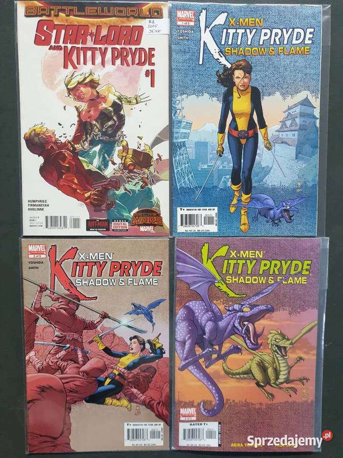 XMen Kitty Pryde 4 oryginalne komiksy Marvel USA