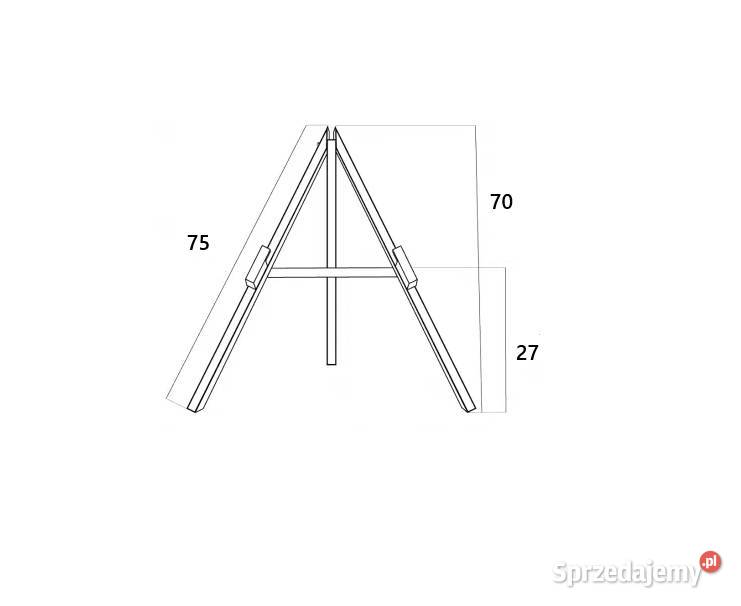 STOJAK na MATĘ ŁUCZNICZĄ NISKI drewniany lekki Nowy Sącz