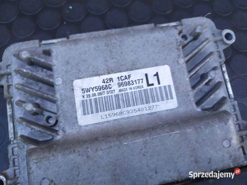 STEROWNIK SILNIKA KOMPUTER CHEVROLET AVEO II 2 Gliwice sprzedam