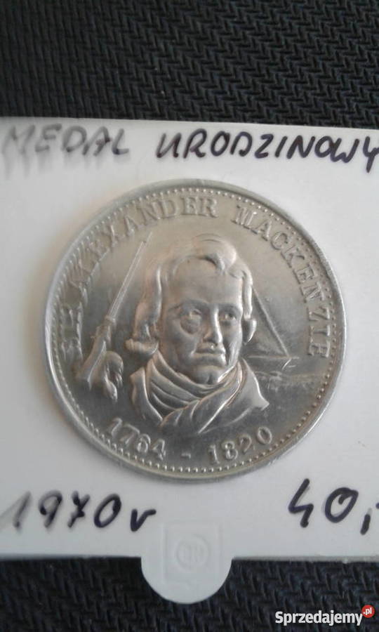 Monetamedal urodzinowy1970 rKanada wielkopolskie Konin