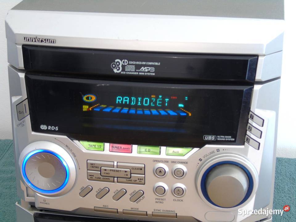 Wieża Universum 500 wat RDS CD AUX DOSTAWA Jasło