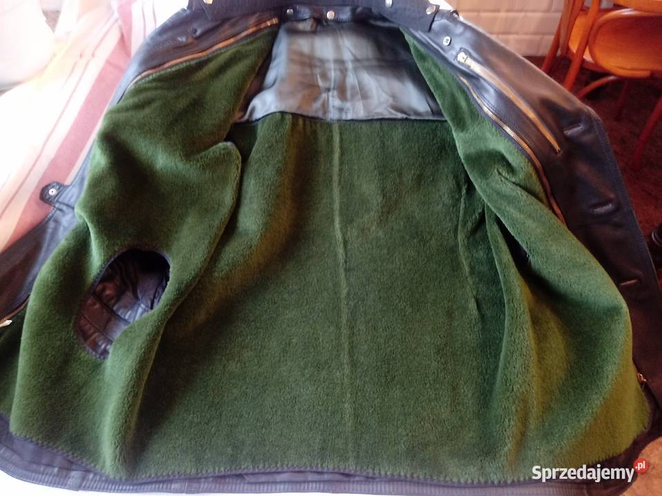 skórzana kurtka policyjna niemiecka męska na mazowieckie Piotrówek
