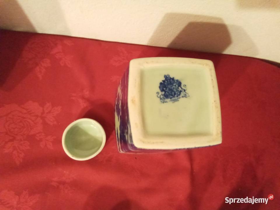 Pojemnik na herbatę ciastka chiński motyw Warszawa