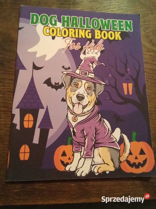 Halloween colouring book for kids angielsku Książki dla dzieci