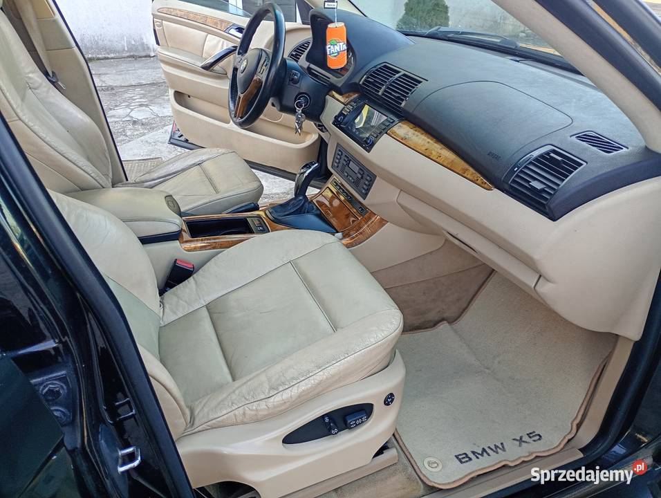 BMW X5 E53 44i 286kmLPG Felgi 21 caliBogato skórzana tapicerka Kostrzyn nad Odrą