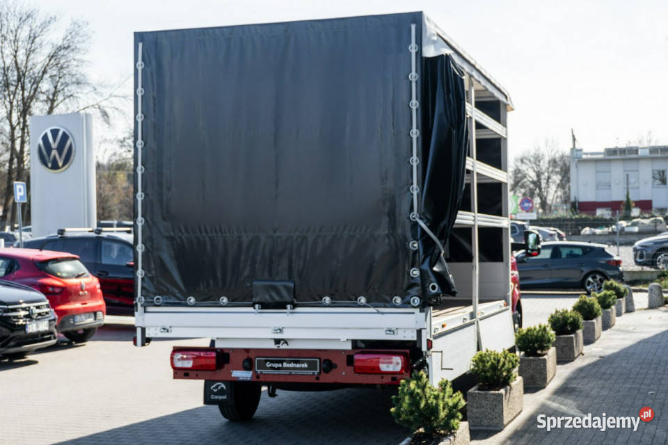Volkswagen Crafter FL Podwozie z pojedynczą czerwony łódzkie Łódź