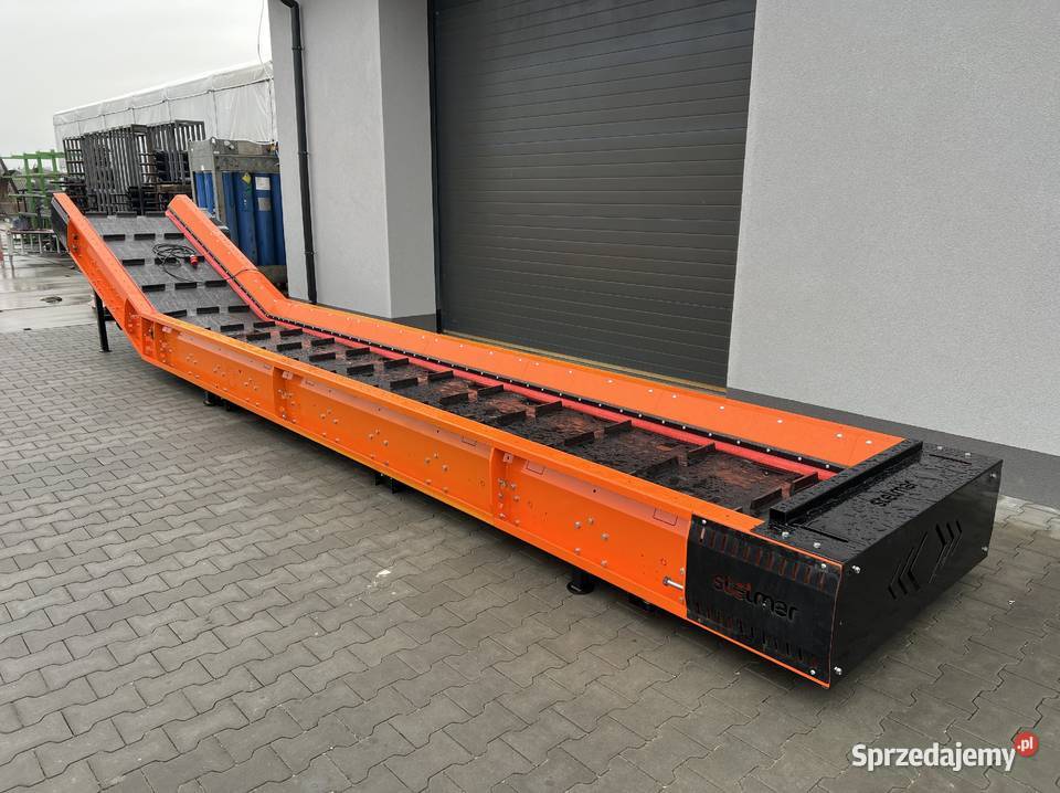 Przenośniki taśmowe łamane w wersji L Z F na Produkcja Swojczany