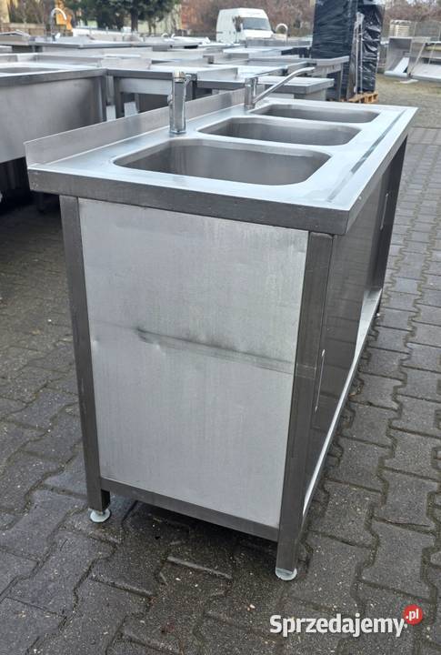 Zlew 3 Komorowy z Szafką Drzwi Suwane 1506085 Nowe Skalmierzyce