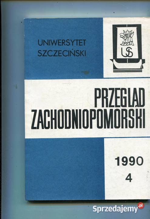 Przegląd Zachodniopomorski 1990 4 Szczecin