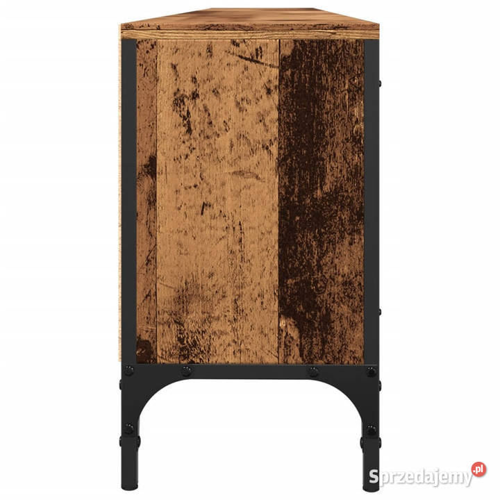 Szafka pod TV z szufladą stare drewno 200x25x44 RTV Warszawa