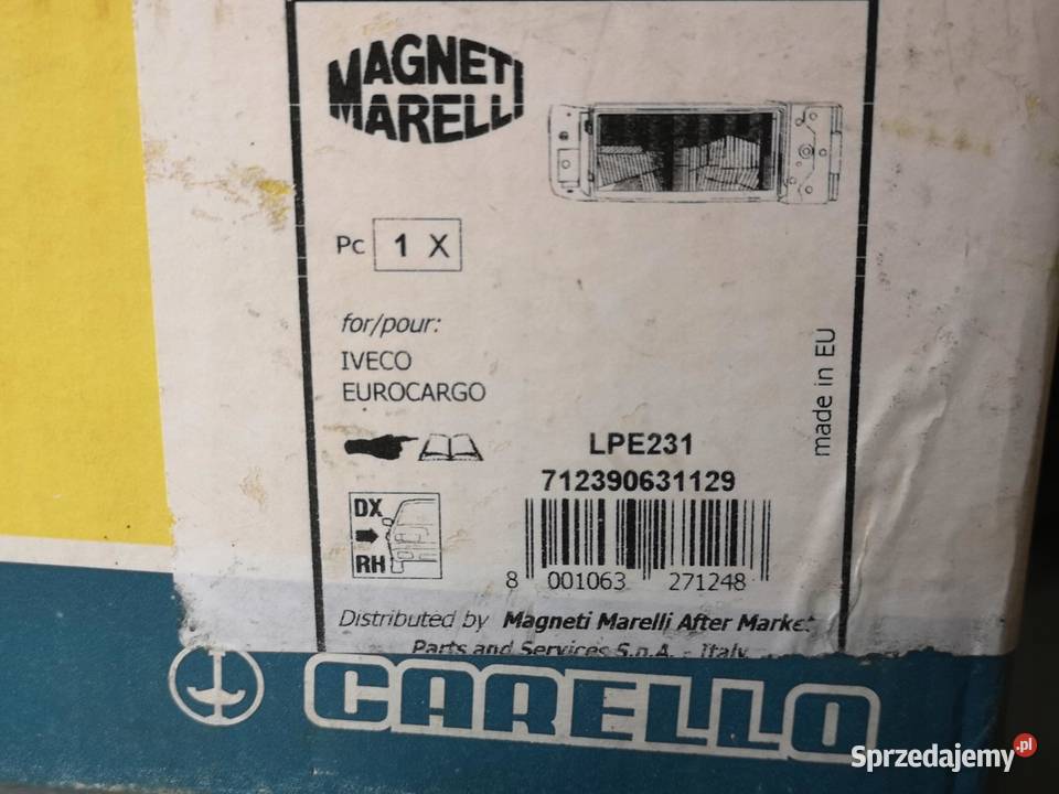 LAMPA PRAWY PRZÓD IVECO EUROCARGO I 2015 NOWA