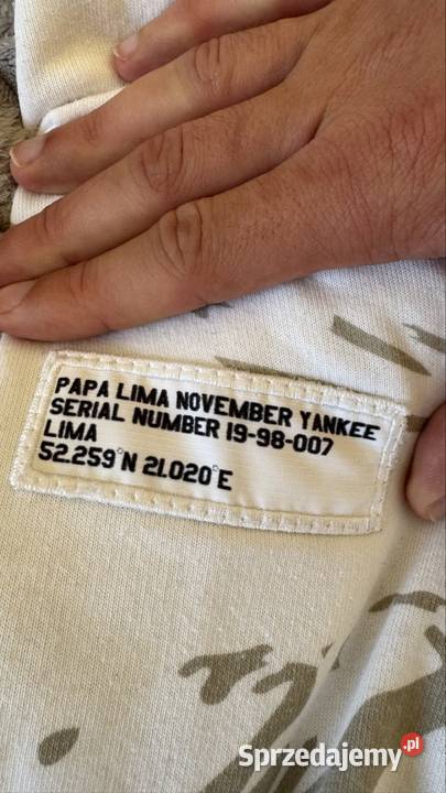 PLNY Papa Lima Tede Bluza rM rzadka biała Alwernia