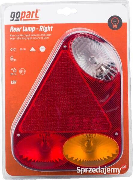 Lampa tylna zespolona prawa trójkątna LA45030R Kamionna sprzedam